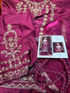 FAIZA SAQLAIN RAW SILK DILA