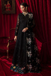 Nureh Black Organza Formal Collection Replica
