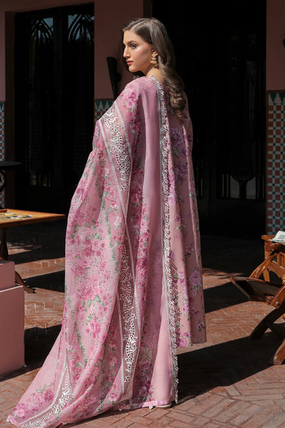 Baroque Pink Printed Lawn Collection Replica