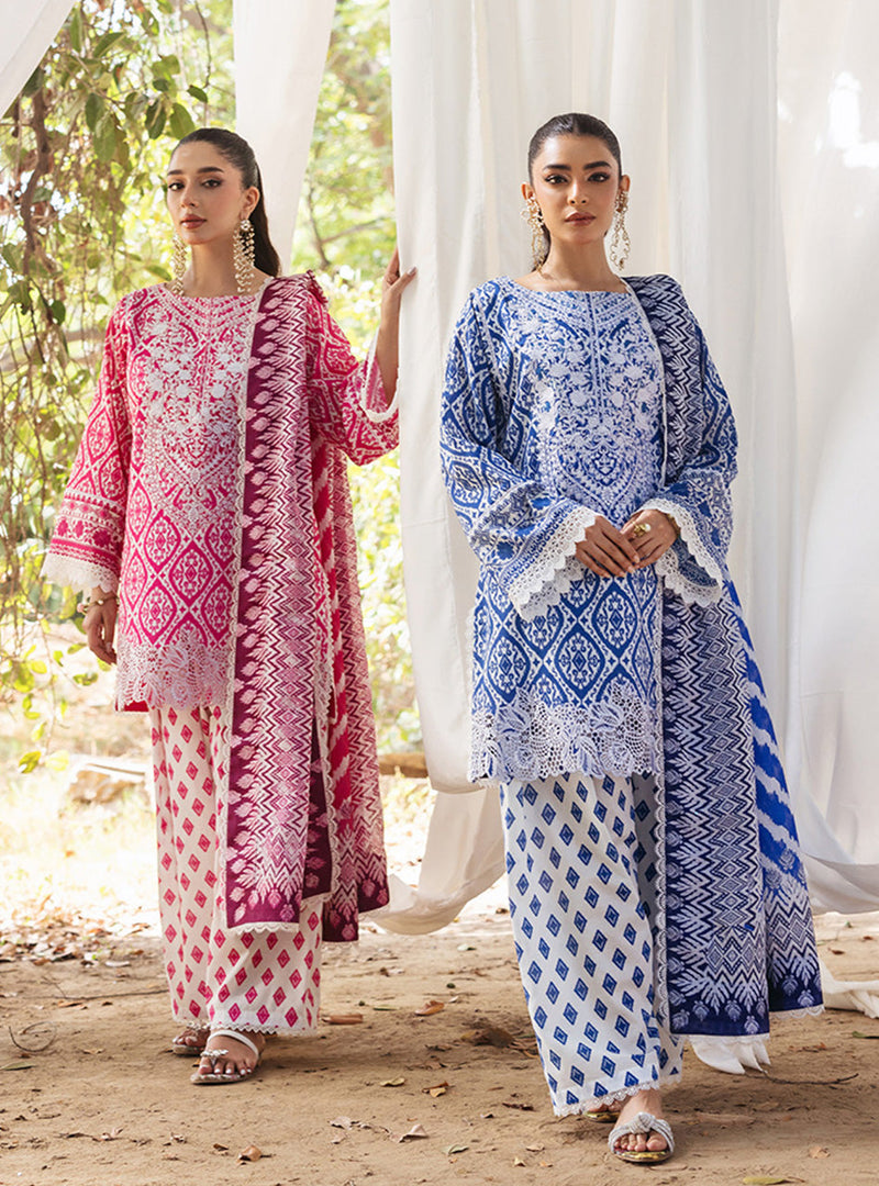 Zainab Chottani | Blue - Lawn Collection Replica