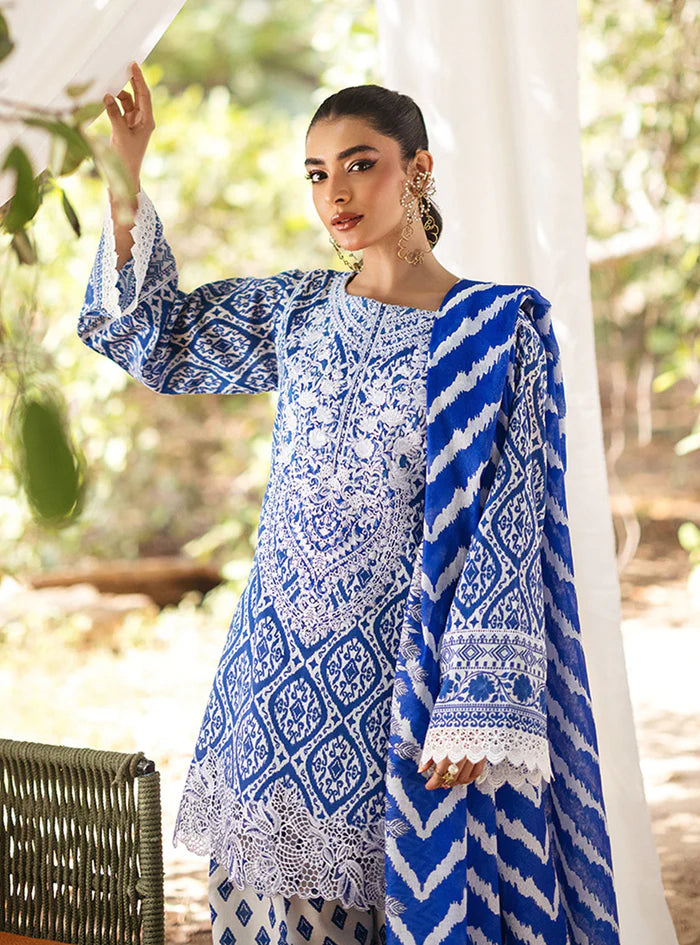 Zainab Chottani | Blue - Lawn Collection Replica
