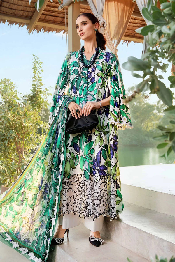 Maria B MPrint | White - Lawn Collection Replica