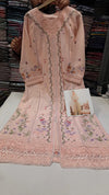 QALAMKAR LAWN RIMSHA RTW (Peach Edition)