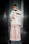 ETHNC KURTA SET E-005 3PC VANILLA ICE