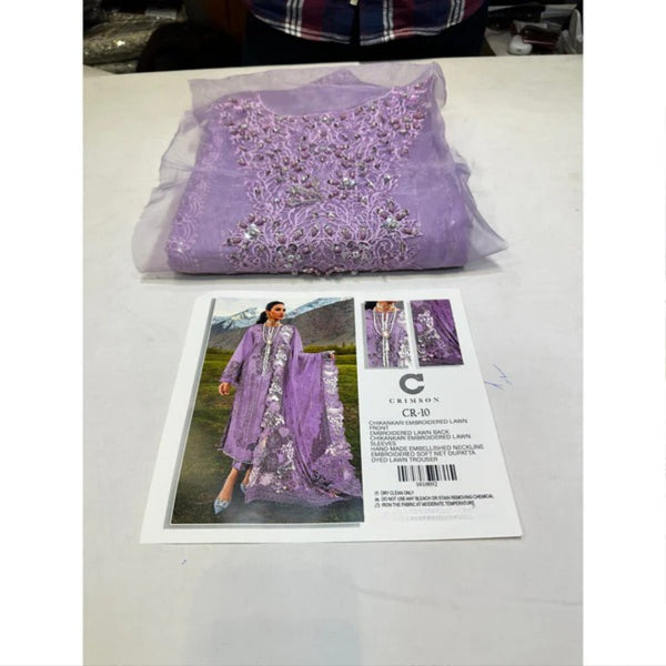 CRIMSON Lawn Lavender (3PC)
