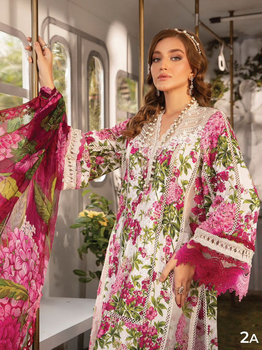 Maria B White Printed Lawn Collection Replica