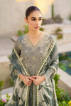 Iznik Green Digital Printed Lawn Collection Replica