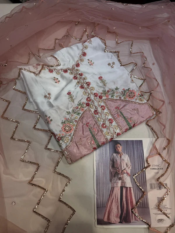 ETHNC SILK E-005 3PC UNSTICHED