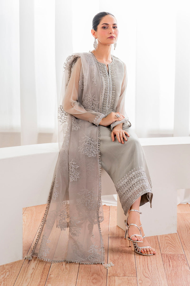 Baroque | Grey - Organza Collection Replica