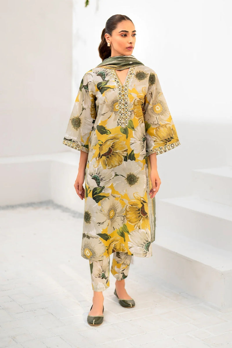 Baroque | Grey - Printed Lawn Collection Replica