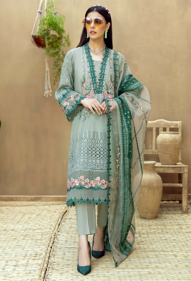 Adan Libas | Greyish Green - Cotton Collection Replica
