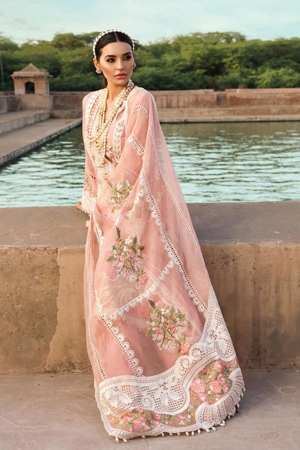 Crimson | Peach - Lawn Collection Replica