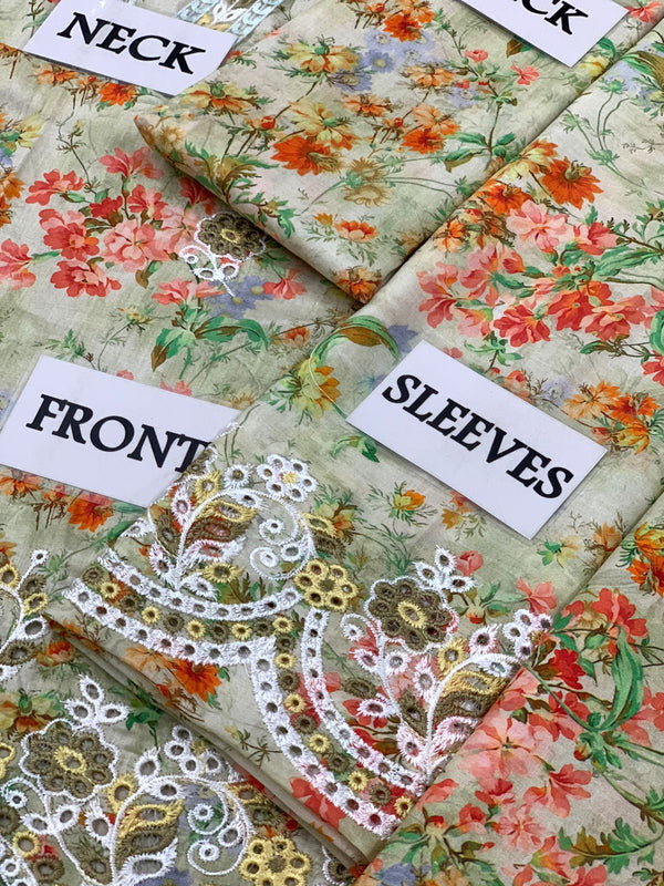 Image Printkari | Pistachio - Luxury Lawn Collection Replica
