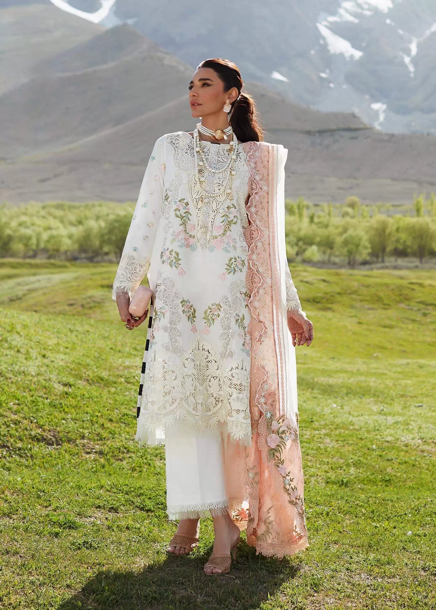 Crimson X Saira Shakira Laser Cut Luxury Lawn Collection Replica