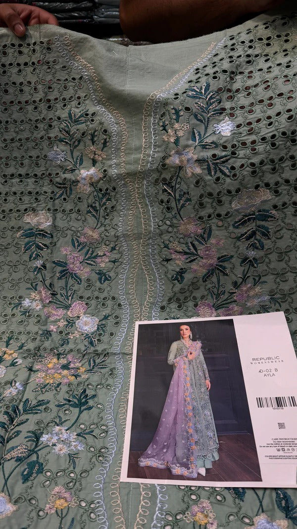 REPUBLIC LAWN AYLA (Pistachio)