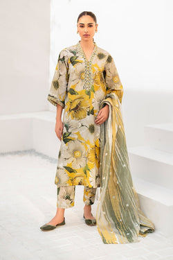 Baroque | Grey - Printed Lawn Collection Replica