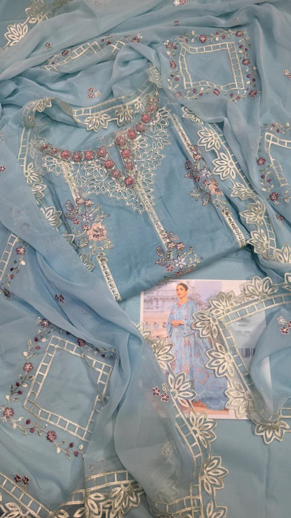 MARIA.B LAWN MPC-2406 - Pastel Blue