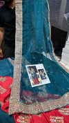 Hussain Rehar Raw Silk – Beryl