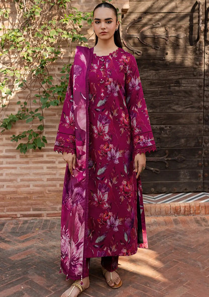Farasha | Magenta - Printed Lawn Collection Replica