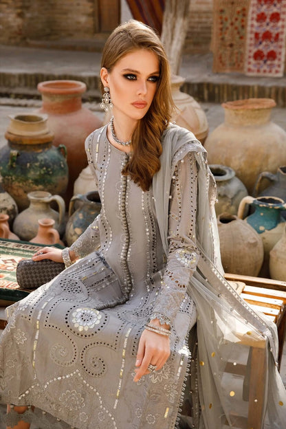 Maria B Grey Luxury Lawn Collection Replica