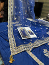SEHRISH NADEEM MIRAL – TASSEL SILK ROYAL BLUE