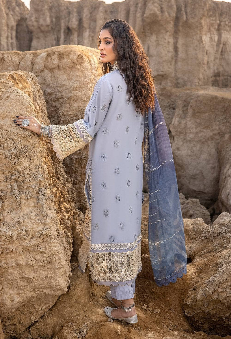 Adan Libas | Sky Blue - Cotton Lawn Collection Replica