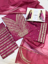 Jazmin Raw Silk Magenta 3Pc