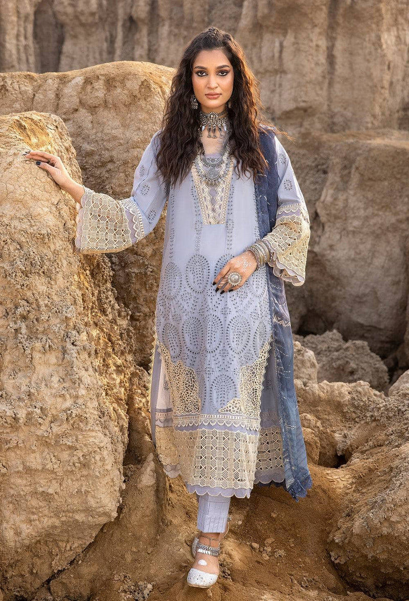 Adan Libas | Sky Blue - Cotton Lawn Collection Replica