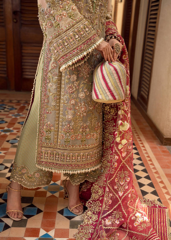 Saira Shakira x Crimson Golden Organza | Formal Collection Unstitched