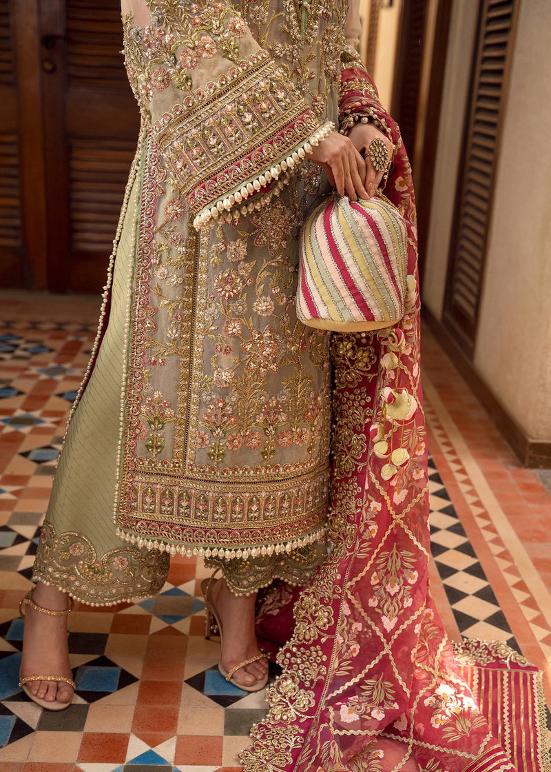 Saira Shakira x Crimson Golden Organza | Formal Collection Unstitched
