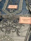 Maria B Seagreen Chiffon Formal Collection Replica