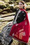 Zaha Black Luxury Lawn Collection Replica