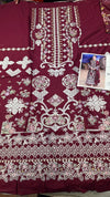 Qalamkar Lawn Miray (Meroon)