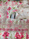 ANEELAS SILK PRINT RED FLOW