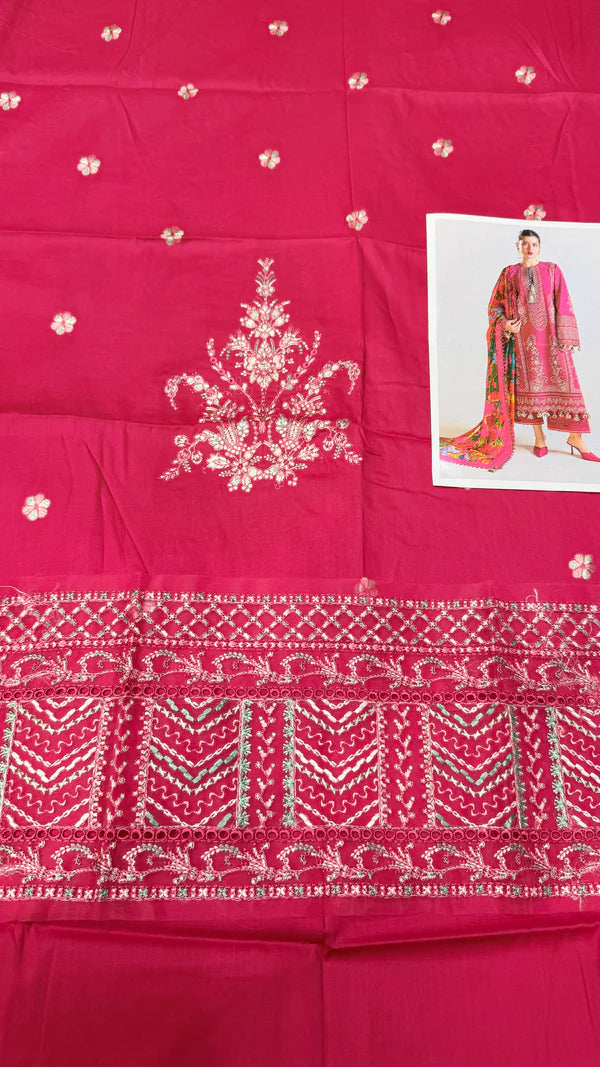 Hussain Rehar Lawn Saaha (Shocking Pink)