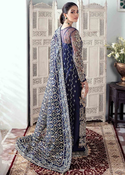 Gulaal Blue Net Formal Collection Replica