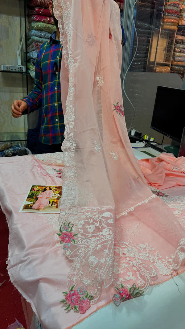 Elaf Lawn Mahgul (Pink)