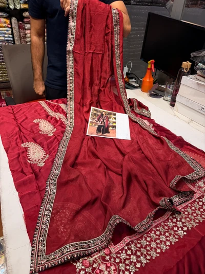 ETHNC SILK E-1024 CHERRY RED
