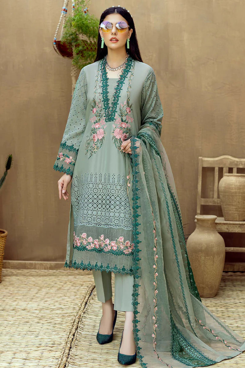 Adan Libas | Greyish Green - Cotton Collection Replica