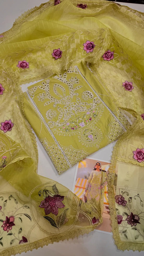 PARISHAY LAWN – MS-04 (Lime Yellow)