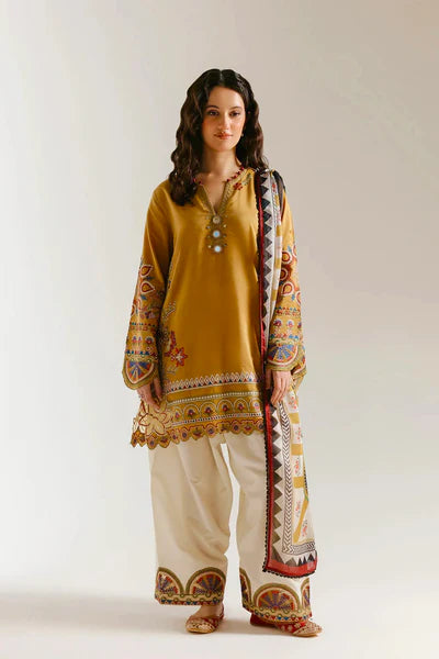 ETHNC KURTA SET VICTORIA 3PC (Delivery Time 10 Days)