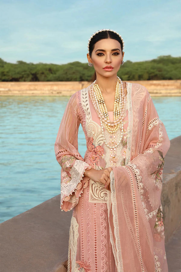 Crimson | Peach - Lawn Collection Replica