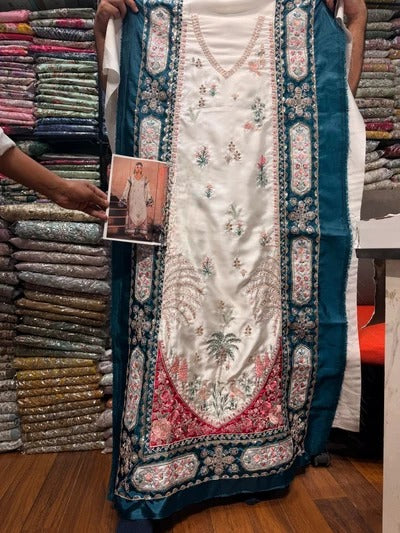ETHNC SILK E-1024 KAFTAN 2PC