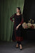 Baroque Black Chiffon Collection Replica