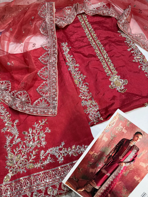 AFROZEH RAW SILK – KHUSHBU EDITION