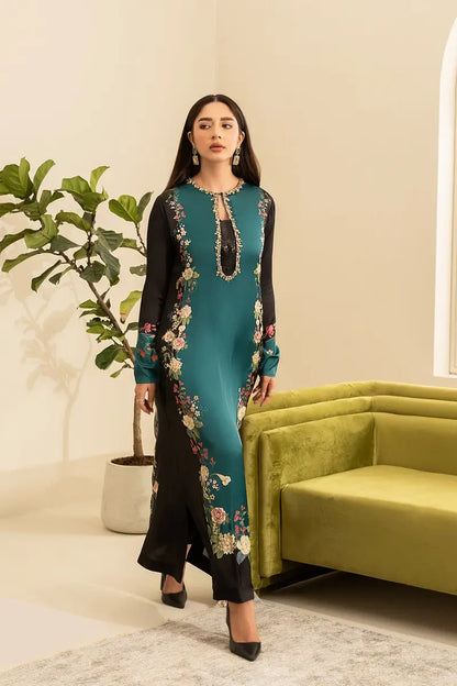 Lulusar Zinc Digital Printed Silk Formal Collection Replica