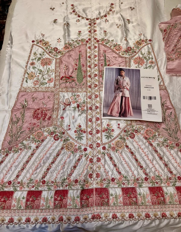 ETHNC SILK E-005 3PC UNSTICHED