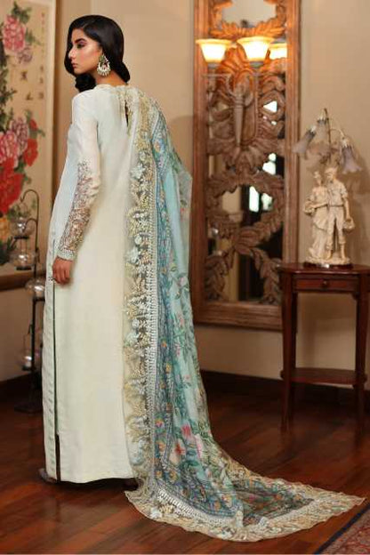 Azure Aqua Silk Formal Collection Replica