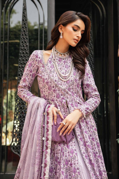 Maria B Purple Printed Lawn Collection Replica