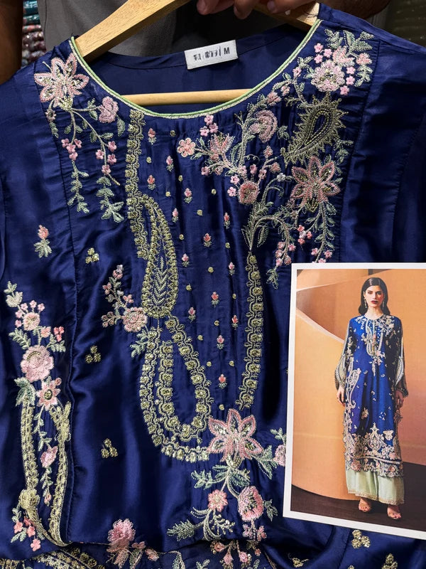 ETHNC KAFTAN SILK 2PC E-1144
